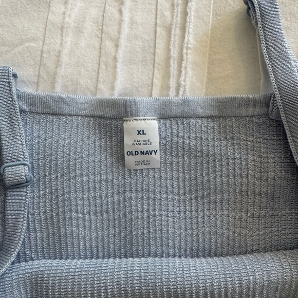 Old Navy Light Blue Ribbed Tank - Picture 3 of 5